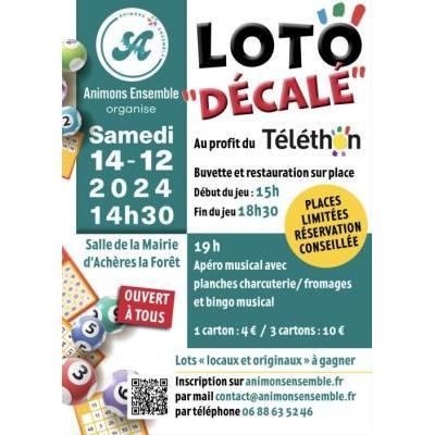 Photo du Loto Décalé du Téléthon à Achères-la-Forêt