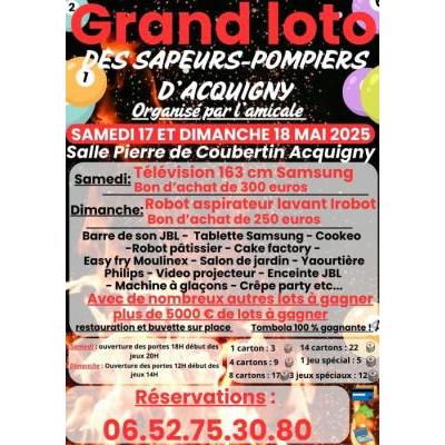 Photo du Grand loto des Sapeurs-Pompiers d'Acquigny à Acquigny