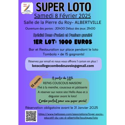 Photo du super loto  à Albertville