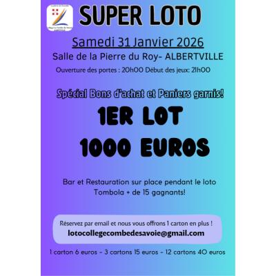 Photo du Super loto du coll&egrave;ge à Albertville