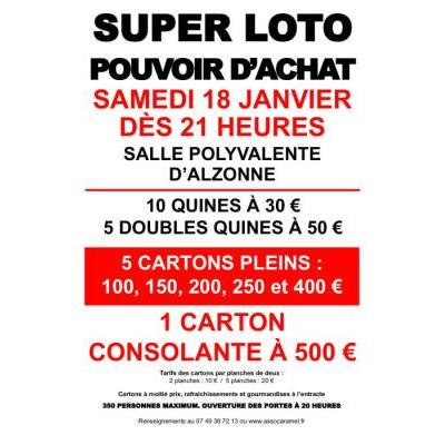 Photo du LOTO POUVOIR D'ACHAT à Alzonne