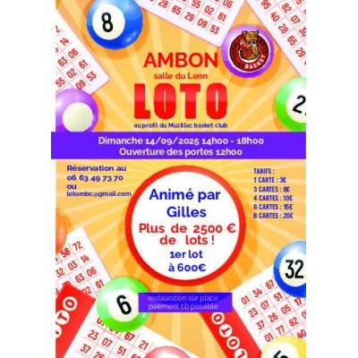 Photo du Loto du Muzillac Basket Club à Ambon