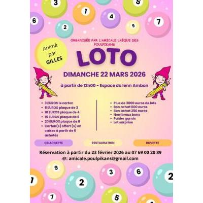 Photo du LOTO anim&eacute; par Gilles à Ambon