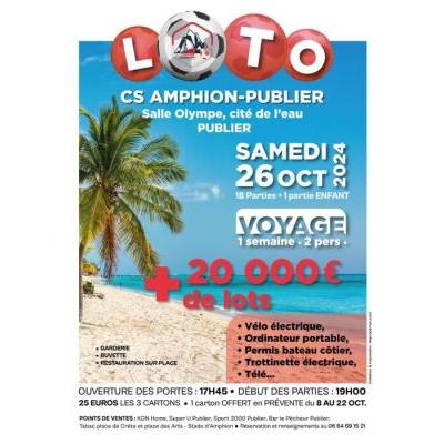 Photo du Loto du CSAP à Amphion Les Bains