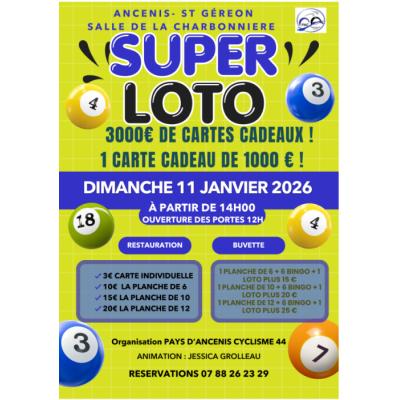 Photo du SUPER LOTO DU PAYS d'Ancenis Cyclisme 44 à Ancenis