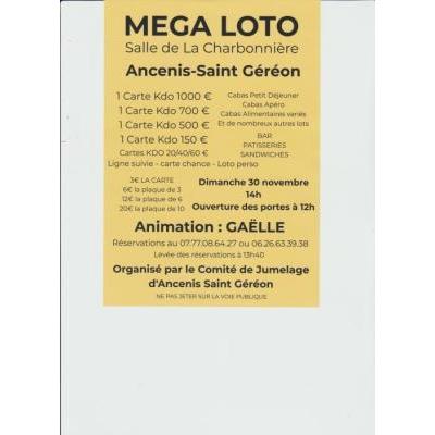 Photo du Mega Loto à Ancenis
