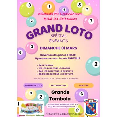Photo du GRAND LOTO SPECIAL ENFANTS  à Andeville
