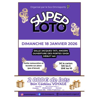 Photo du Super Loto du SCO Omnisports à Angers