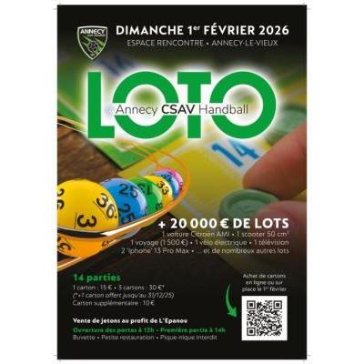 Photo du SUPER LOTO DU ANNECY CSAV HANDBALL à Annecy-le-Vieux