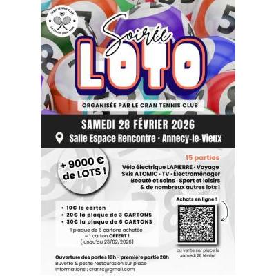 Photo du Soir&eacute;e Loto du Cran Tennis Club à Annecy-le-Vieux