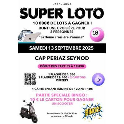 Photo du grand loto la croisiere s'amuse à Annecy