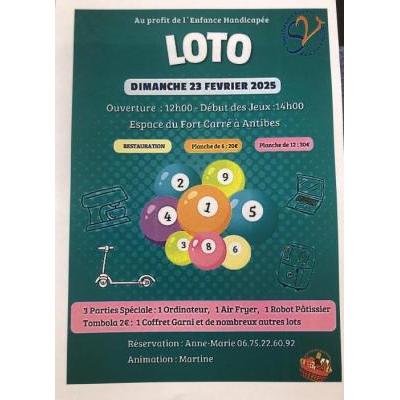 Photo du Loto au profit de l’enfance handicapée  à Antibes