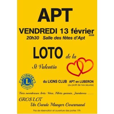 Photo du LOTO de la St Valentin à Apt