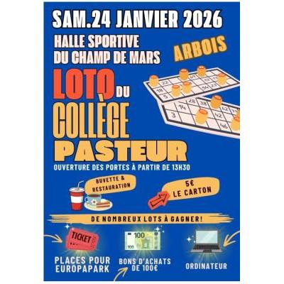 Photo du Loto du coll&egrave;ge Pasteur à Arbois