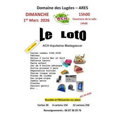 Photo du Le Loto de l'Ach Aquitaine Madagascar à Arès