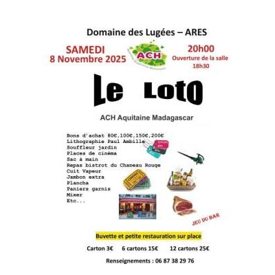 Photo du Le Loto de l'ACH Aquitaine Madagascar à Arès