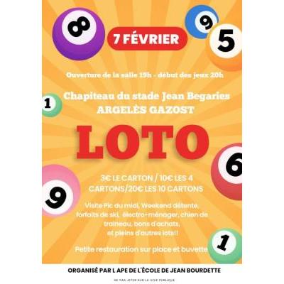 Photo du Grand loto de l&rsquo;&eacute;cole Jean Bourdette  à Argelès-Gazost