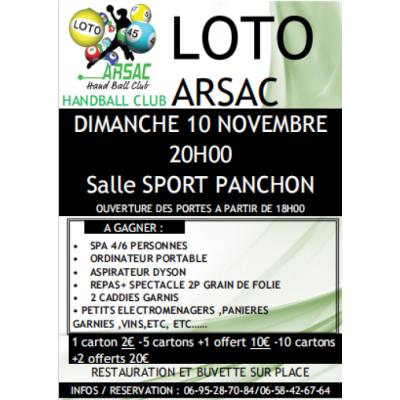 Photo du SUPER LOTO DE HANDBALL à Arsac