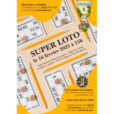 Photo du Super  Loto  de l' AGORA à Artigues-près-Bordeaux