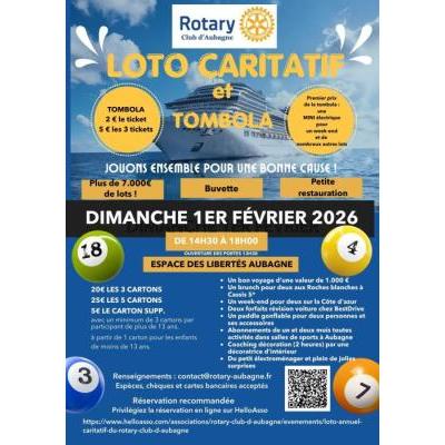 Photo du Grand loto caritatif du Rotary d'Aubagne à Aubagne