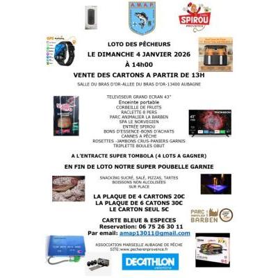 Photo du loto des pêcheurs à Aubagne