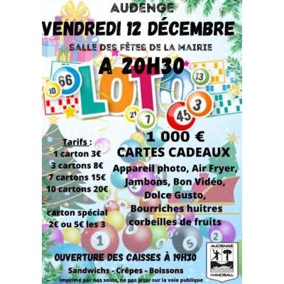 Photo du super loto du handball AUDENGEOIS à Audenge