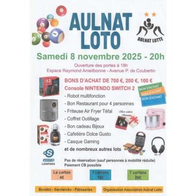 Photo du Loto d'automne à Aulnat