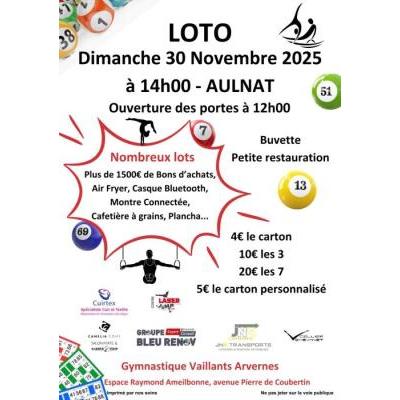 Photo du LOTO 2025 des Vaillants Arvernes d’Aulnat  à Aulnat