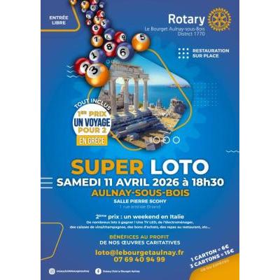 Photo du Super Loto Rotary Club à Aulnay-sous-Bois