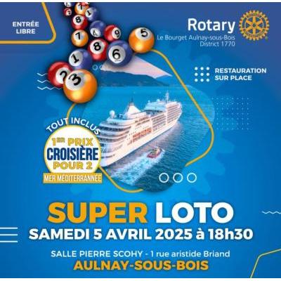 Photo du Super Loto du Rotary Club Le Bourget Aulnay-sous-bois à Aulnay-sous-Bois