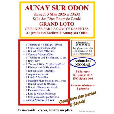 Photo du Loto organisé par le comité des fêtes d'Aunay-sur-Odon à Aunay-sur-Odon