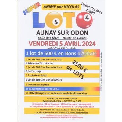 Photo du SUPER LOTO à Aunay-sur-Odon