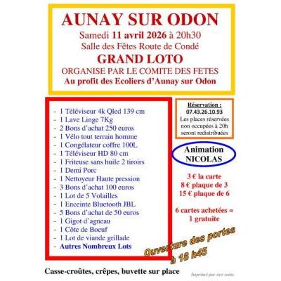 Photo du Grand loto du comit&eacute; des f&ecirc;tes d'Aunay sur Odon à Aunay-sur-Odon