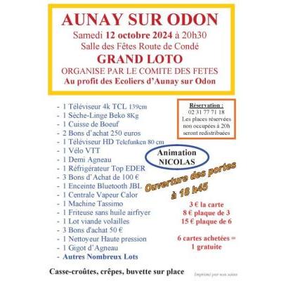 Photo du Grand Loto au profit des Ecoles à Aunay-sur-Odon