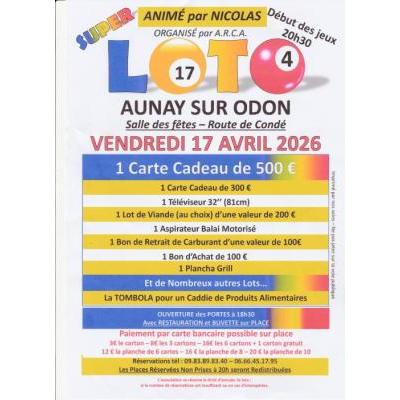 Photo du SUPER LOTO à Aunay-sur-Odon