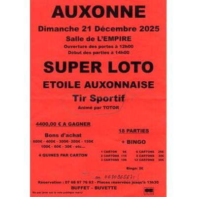Photo du Super Loto Tir Sportif Etoile Auxonnaise à Auxonne