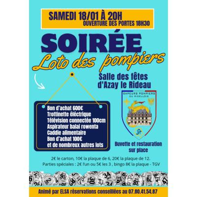 Photo du Loto des sapeurs pompiers du Ridellois  à Azay-le-Rideau