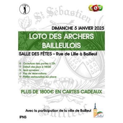 Photo du Loto des archers Bailleulois 2025 à Bailleul