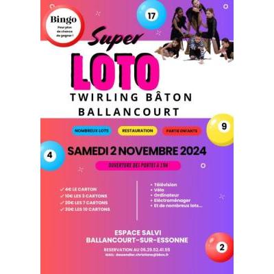 Photo du 1er loto du Twirling Bâton Ballancourt à Ballancourt-sur-Essonne