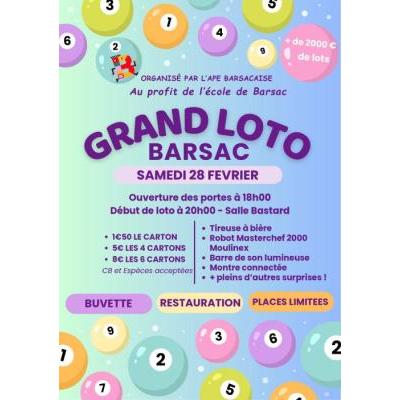 Photo du LOTO APE BARSACAISE à Barsac