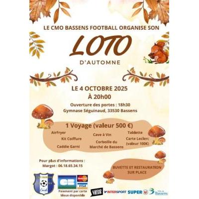 Photo du Loto d'automne du CMO Bassens Football à Bassens