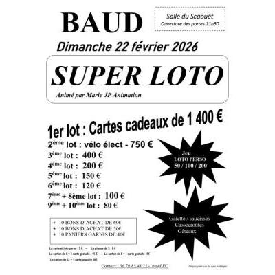 Photo du M&eacute;ga loto à Baud