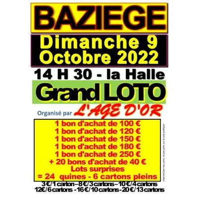 Photo du Grand Loto de l'Age d'or à Baziège