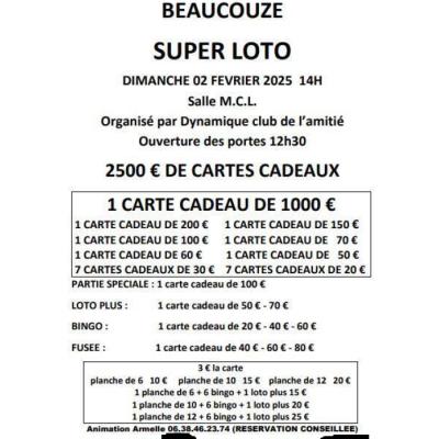 Photo du Super Loto à Beaucouzé