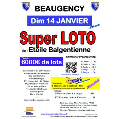 Photo du Super loto de l'ETOILE BALGENTIENNE à Beaugency