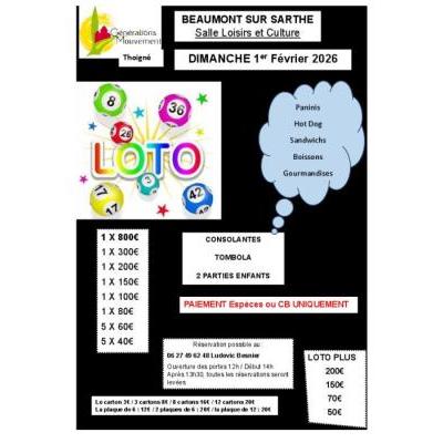 Photo du Loto à Beaumont-sur-Sarthe