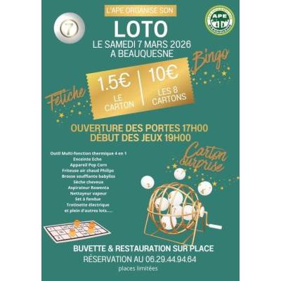 Photo du Loto de l'APE à Beauquesne