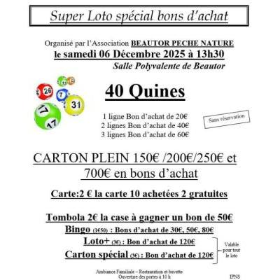 Photo du loto special bon d achat à Beautor
