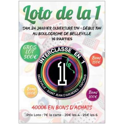 Photo du Loto Interclasse en 1 à Belleville