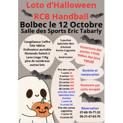 Photo du LOTO d'Alloween du RCBolbec Handball à Bernières
